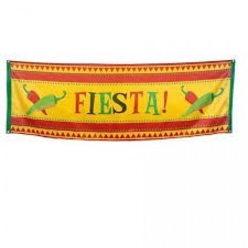 BANDERA TELA  FIESTA MEXICO 74X220CM