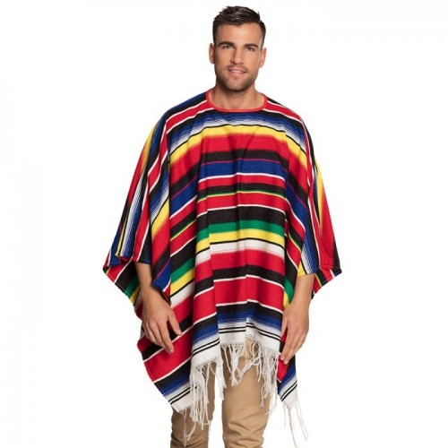 PONCHO T-UNICA ADULTO MEXICANO