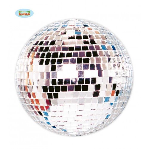 $D   BOLA DISCOTECA PLATA 30CMS
