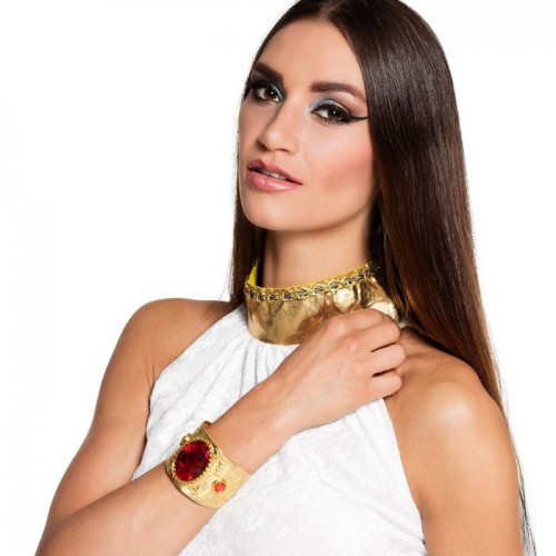 BRAZALETE GRANATE DEL NILO PIEDRA ROJA