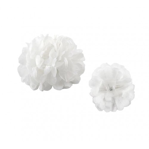  TRABA FLOR ROSA SEVILLAN BLANCA 10CM