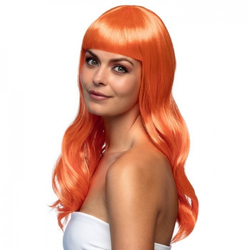 PELUCA LARGA C/FLECOS CHIC NARANJA