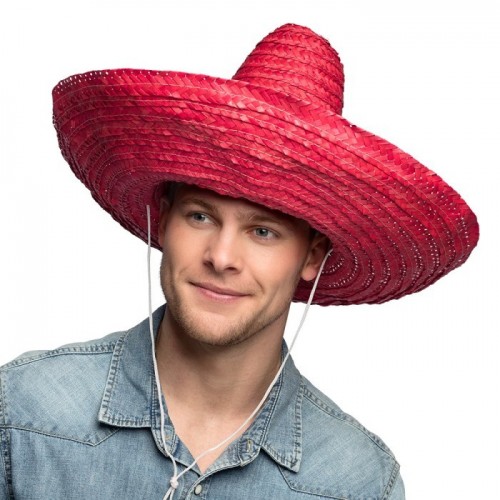 SOMBERO MEXICANO PAJA ROJO