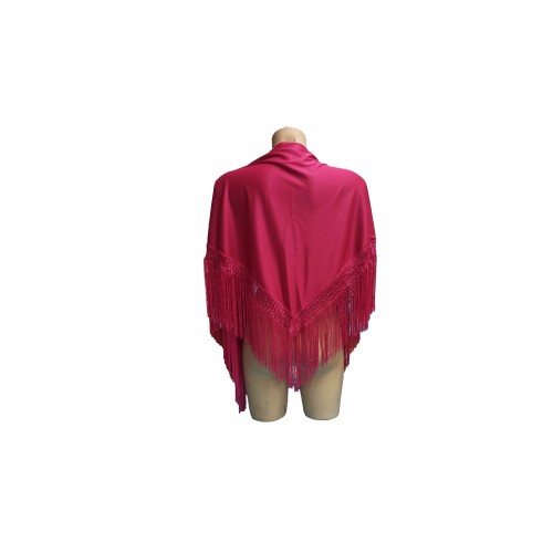   MANTON GDE SEVILLANA LISO FUCSIA