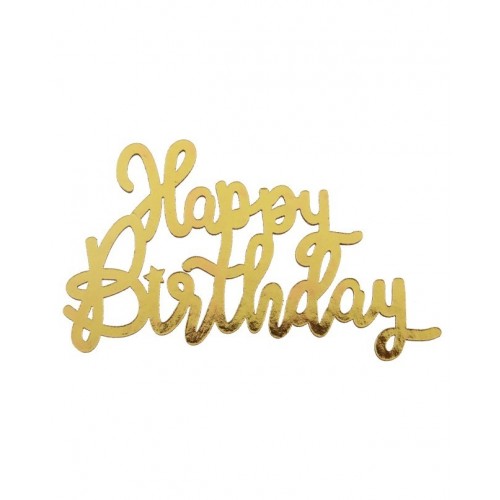 10 MINI SILUETA CONFETI MADERA BIRTHDAY