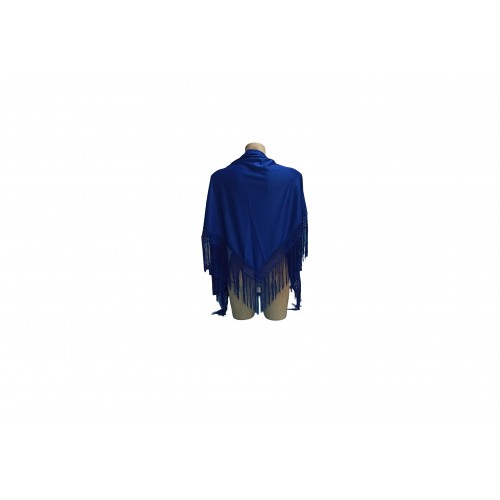   MANTON GDE SEVILLANA LISO AZUL