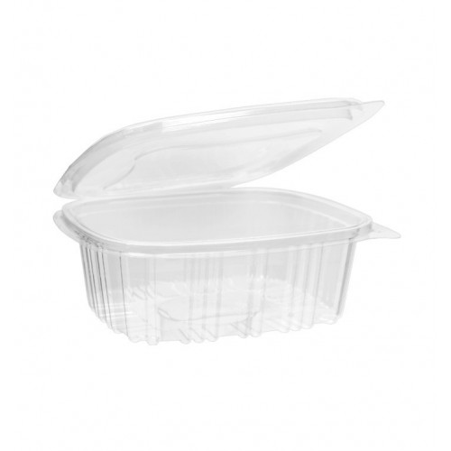 50 TARRINAS CON TAPAS PP TRANSP. 500ML