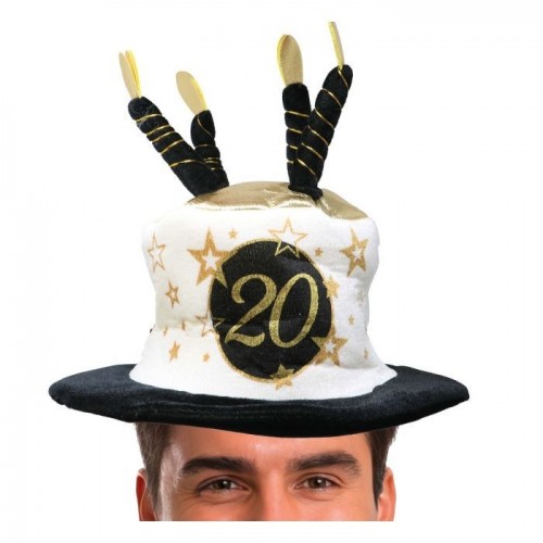 SOMBRERO VELA N20 NEGRO/BLANCO/ORO