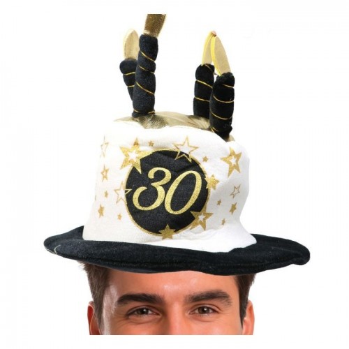 SOMBRERO VELA N30 NEGRO/BLANCO/ORO