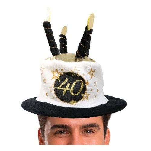 SOMBRERO VELA N40 NEGRO/BLANCO/ORO