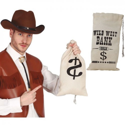 BOLSA DINERO COWBOY 42X22CM