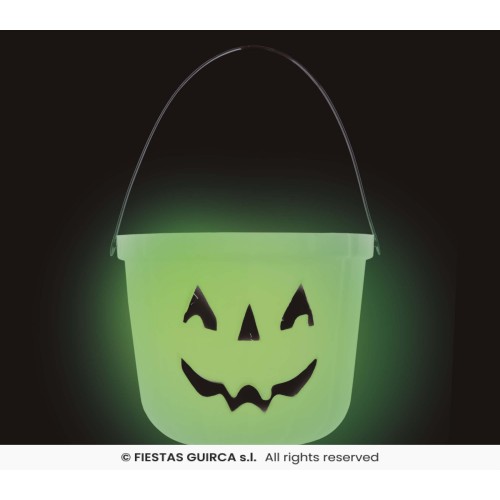 CUBO CALABAZA GLOW IN THE DARK 20CM