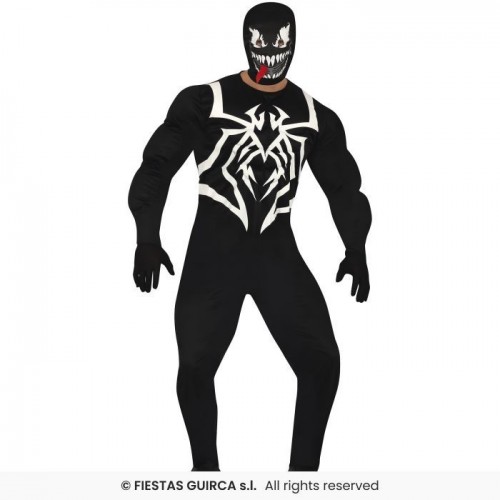 DISFRAZ T-M MALO HEROE NEGRO