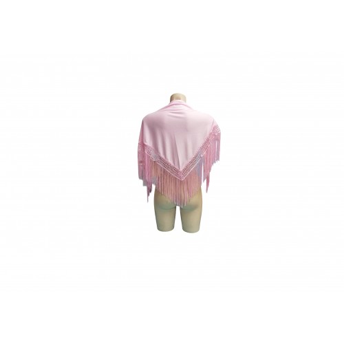   MANTON PEQ SEVILLANA LISO ROSA