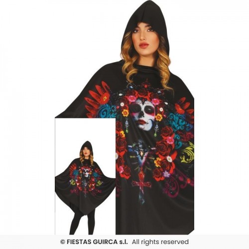  DISFRAZ T-L PONCHO CATRINA
