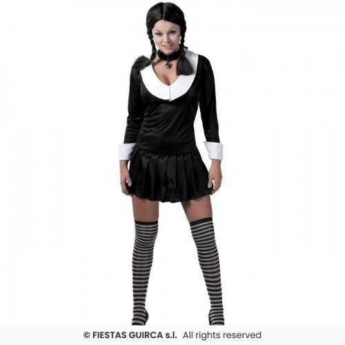  DISFRAZ T-L MIERCOLES VESTIDO CORTO
