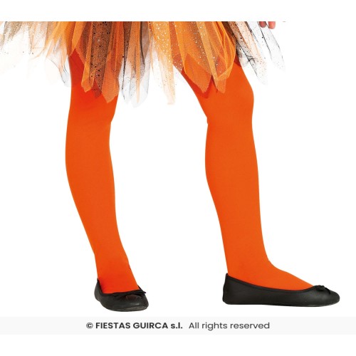 MEDIAS PANTYS 7A12AÑOS NARANJA