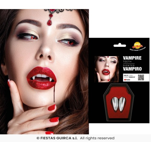    BLISTER COLMILLO ADULTO PLATA