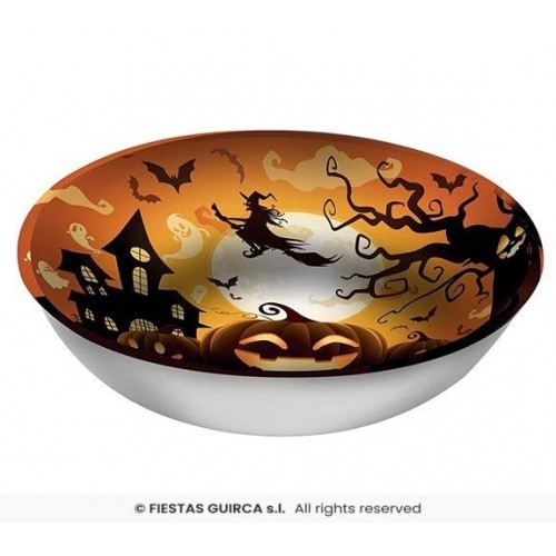   BOL PLASTICO BRUJA/CALABAZA 32CM