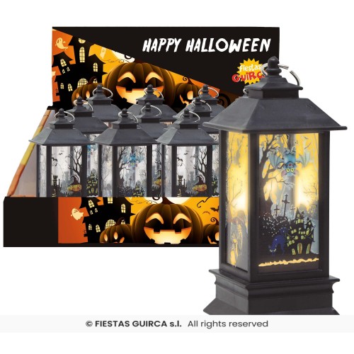 FAROL PAISAJE CEMENTERIO C/LUZ 12.5X5C