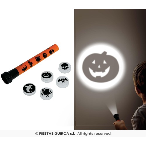 LINTERNA C/FIGURAS DE HALLOWEEN 16CMS