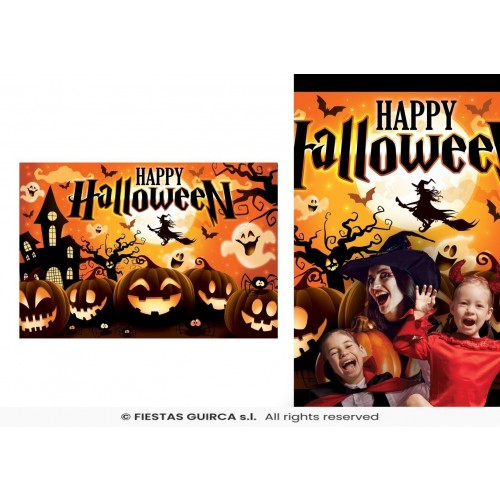 PHOTOCALL HALLOWEEN PARED  220X150CMS