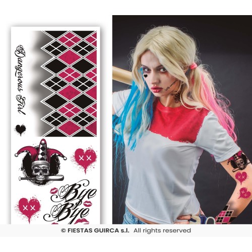 BLISTER TATUAJE NIÑA PELIGROSA