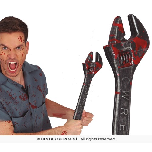 LLAVE INGLESA CON SANGRE 45CM