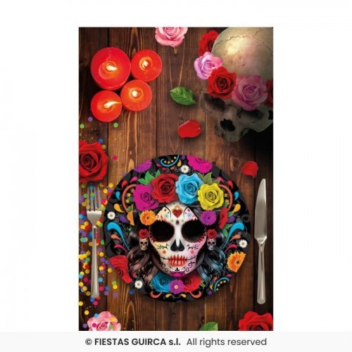   6 PLATOS CARTON CATRINA 23CM