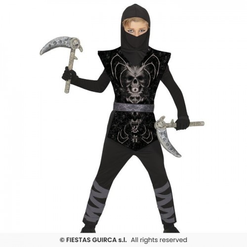 DISFRAZ 5A6AÑOS NINJA ESQUELETO