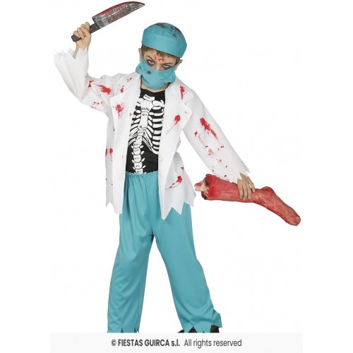 DISFRAZ 3A4AÑOS DOCTOS ZOMBIE