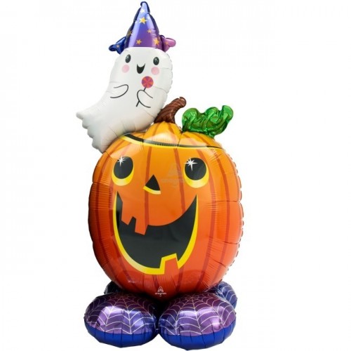 GLOBO 56" FOIL AIRLOONZ CALABAZA HALLO