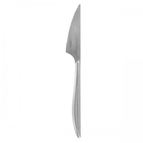 " 100 CUCHILLOS PLATA INOX 18CM