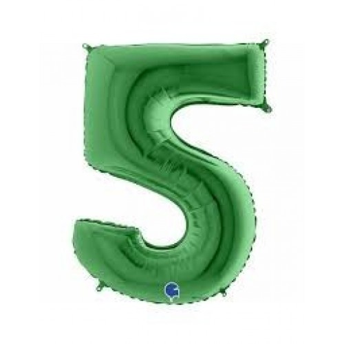 $  GLOBO 40" FOIL FORMA N5 VERDE