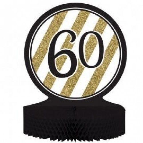 CENTRO MESA  N60 NEGRO ORO 30X23CM