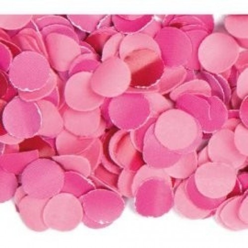   CONFETI UNICOLOR ROSA 100G