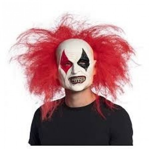 MASCARA LATEX C/PELO PAYASO RUBICUNDO
