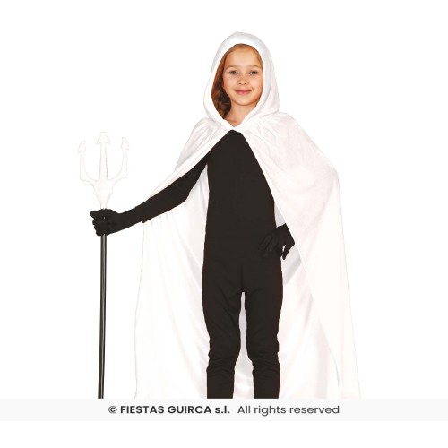 CAPA INFANTIL TERCIOPELO BLANCA 100CM