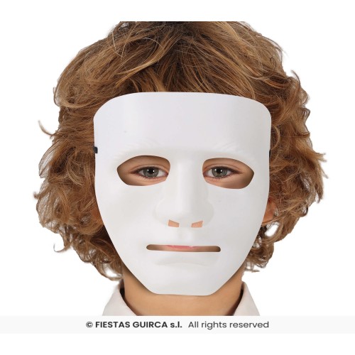 MASCARA INFANTIL BLANCA