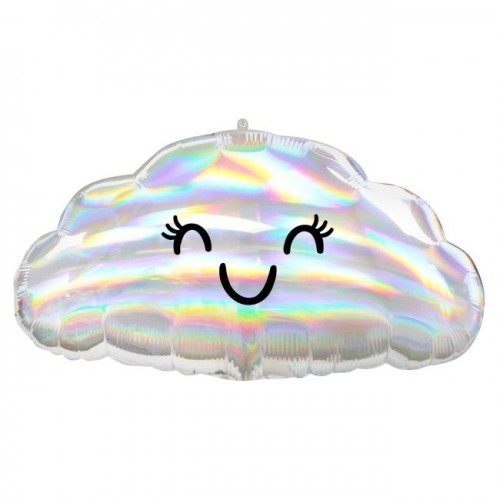 GLOBO 18" FOIL NUBE IRISCENTE