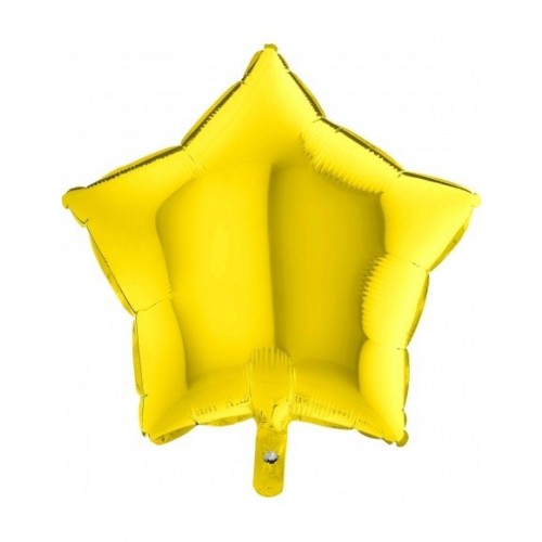   GLOBO 18" FOIL ESTRELLA AMARILLO