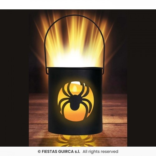 FAROL CON LED ARAÑA 10X9CM