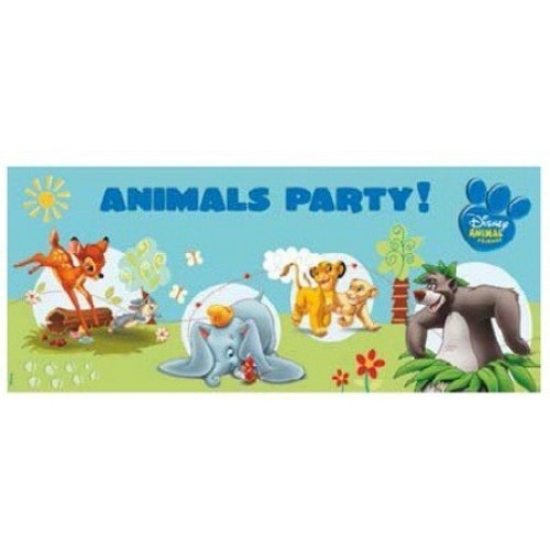4X1 CARTEL PARED DISNEY ANIMAL 1,30M
