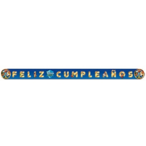 4X1 GUIRNALDA FELIZ CUMPLE DISNEY HEROE