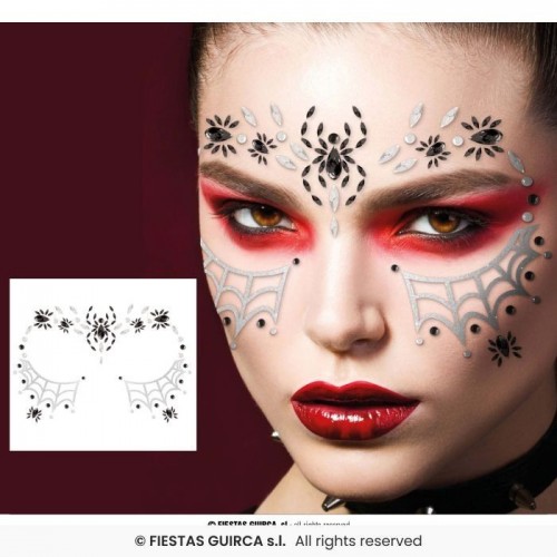 JOYAS FACIALES ADHESIVAS ARAÑA
