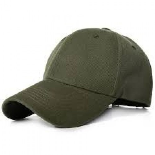   GORRA ADULTO LISA VERDE MILITAR