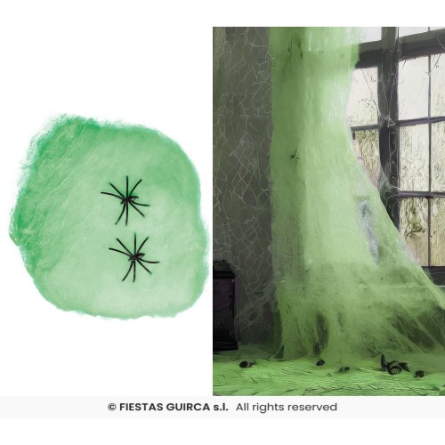 BOLSA TELARAÑA VERDE 60GR