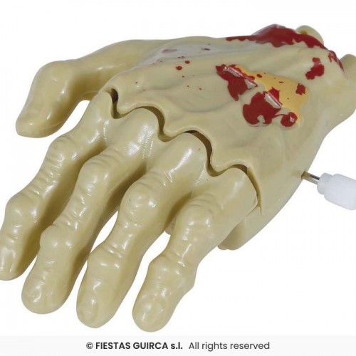 MANOS ESQUELETO A CUERDA 9CM
