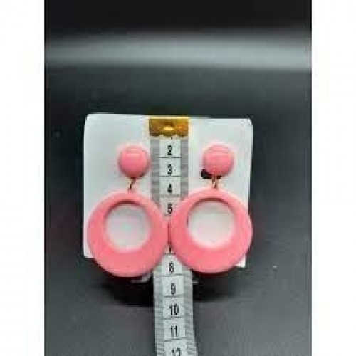 PENDIENTES PEQ SEVILLANA ROSA LUNARES BL