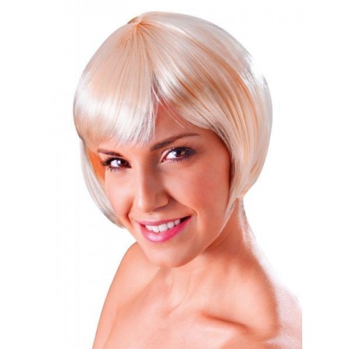 PELUCA CORTA RUBIA SEDUCTORA